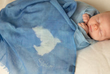 Load image into Gallery viewer, Peace scarf - blue