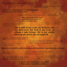 Load image into Gallery viewer, Praise God with this beautiful scarf in colours of gold and orange